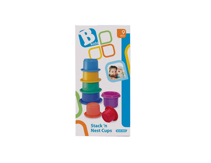 Brinquedo Divertido de Empilhar - Xícaras