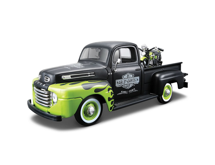 1948 FL Panhead + 1948 Ford F-1 Pickup