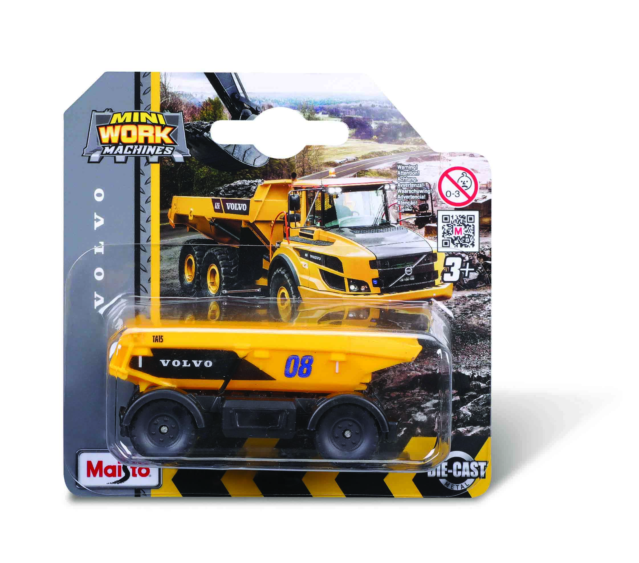 1:64 Mini Work Machine Volvo Construção