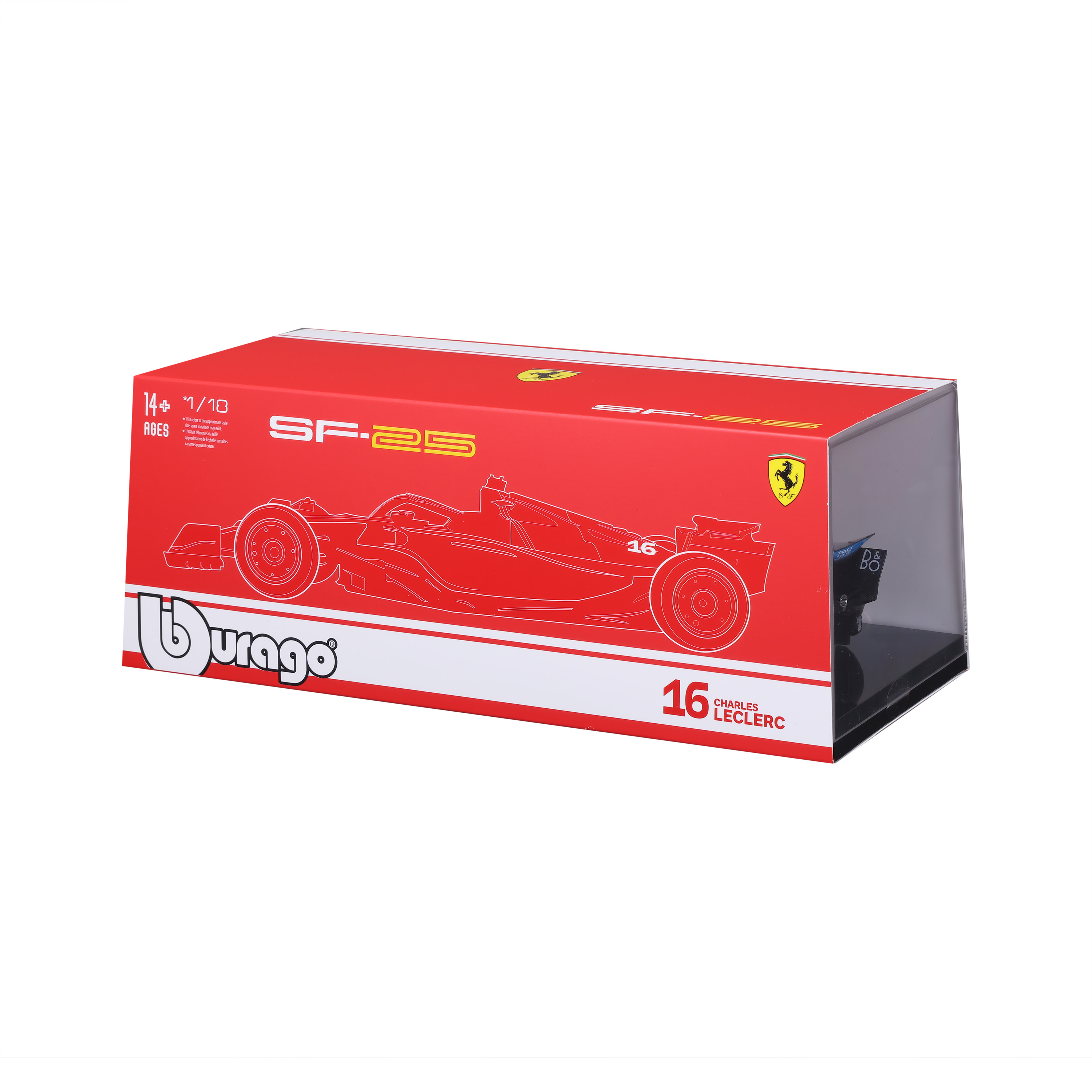 1:18 Ferrari SF25 (2025) Com Acrilico